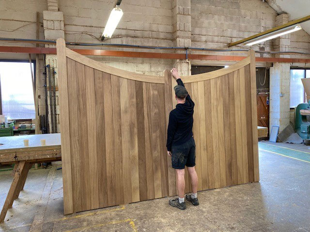 wooden gates honiton